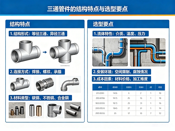 三通管件的结构特点与选型要点